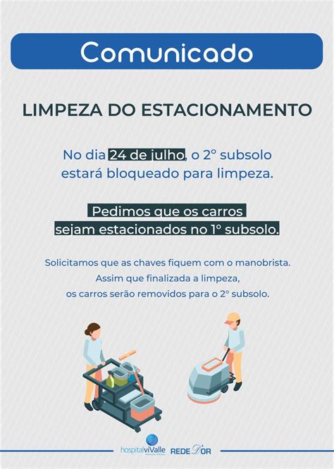 Limpeza do estacionamento .